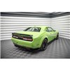Maxton - Lames De Pare-Chocs Arrière Latérales Dodge Challenger SRT Hellcat Widebody Mk3 Noir Brillant
