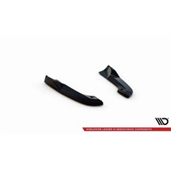 Maxton - Lames De Pare-Chocs Arrière Latérales Dodge Challenger SRT Hellcat Widebody Mk3 Noir Brillant