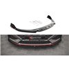 Maxton - Lame Du Pare-Chocs Avant V.1 + Ailerons Hyundai I30 N / I30 N-Line Hatchback/Fastback Mk3 Facelift Noir Brillant
