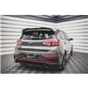 Maxton - Lames De Pare-Chocs Arrière Latérales V.2 Hyundai I30 N Hatchback Mk3 Facelift Noir Brillant