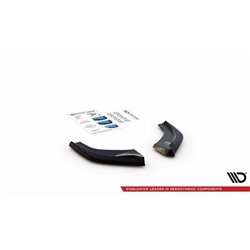 Maxton - Lames De Pare-Chocs Arrière Latérales V.2 Hyundai I30 N Hatchback Mk3 Facelift Noir Brillant
