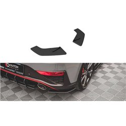 Maxton - Street Pro Lame Du Pare Chocs Arriere Hyundai I30 N Hatchback Mk3 Facelift Noir