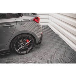 Maxton - Street Pro Lame Du Pare Chocs Arriere Hyundai I30 N Hatchback Mk3 Facelift Noir