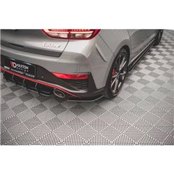 Maxton - Street Pro Lame Du Pare Chocs Arriere Hyundai I30 N Hatchback Mk3 Facelift Noir