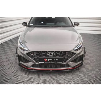 Maxton - Street Pro Lame Du Pare-Chocs Avant Hyundai I30 N Hatchback/Fastback Mk3 Facelift Noir
