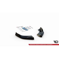 Maxton - Lames De Pare-Chocs Arrière Latérales V.3 Hyundai I30 N Hatchback Mk3 Facelift Noir Brillant
