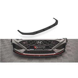 Maxton - Street Pro Lame Du Pare-Chocs Avant Hyundai I30 N Hatchback/Fastback Mk3 Facelift Noir-Rouge