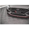 Maxton - Street Pro Lame Du Pare-Chocs Avant Hyundai I30 N Hatchback/Fastback Mk3 Facelift Noir-Rouge