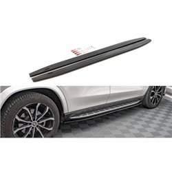 Maxton - Rajouts Des Bas De Caisse V.1 Mercedes-Benz GLS AMG-Line X167 Noir Brillant
