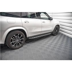 Maxton - Rajouts Des Bas De Caisse V.1 Mercedes-Benz GLS AMG-Line X167 Noir Brillant