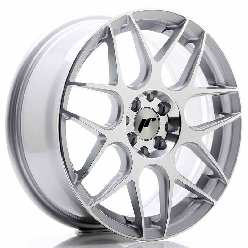 JR Wheels JR18 17x7 ET40 4x100/114 Silver Machined JR Wheels JR18 17x7 ET40 4x100/114 Silver Machined