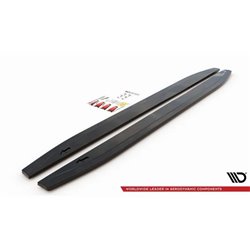 Maxton - Rajouts Des Bas De Caisse V.1 Mercedes-Benz GLS AMG-Line X167 Noir Brillant