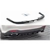 Maxton - Arriere Splitter (avec une barre verticale) V.1 Mercedes-Benz GLS AMG-Line X167 Noir Brillant