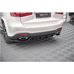 Maxton - Arriere Lame (avec une barre verticale) V.1 Mercedes-Benz GLS AMG-Line X167 Noir Brillant