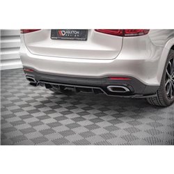 Maxton - Arriere Lame (avec une barre verticale) V.1 Mercedes-Benz GLS AMG-Line X167 Noir Brillant