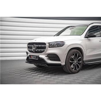 Maxton - Lame Du Pare-Chocs Avant V.1 Mercedes-Benz GLS AMG-Line X167 Noir Brillant