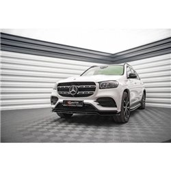 Maxton - Lame Du Pare-Chocs Avant V.1 Mercedes-Benz GLS AMG-Line X167 Noir Brillant