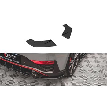 Maxton - Street Pro Lame Du Pare Chocs Arriere Hyundai I30 N Hatchback Mk3 Facelift Noir-Rouge