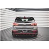 Maxton - Street Pro Lame Du Pare Chocs Arriere Hyundai I30 N Hatchback Mk3 Facelift Noir-Rouge