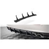 Maxton - Street Pro Central Diffuseur Arriere Maserati Ghibli Mk3 Noir-Rouge