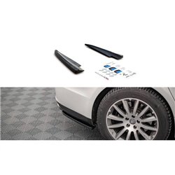 Maxton - Lames De Pare-Chocs Arrière Latérales Maserati Ghibli Mk3 Noir Brillant