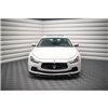 Maxton - Lame Du Pare-Chocs Avant V.2 Maserati Ghibli Mk3 Noir Brillant