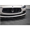 Maxton - Lame Du Pare-Chocs Avant V.2 Maserati Ghibli Mk3 Noir Brillant
