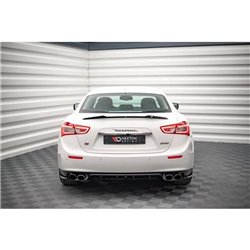 Maxton - Diffuseur Arrière Complet Maserati Ghibli Mk3 Noir Brillant