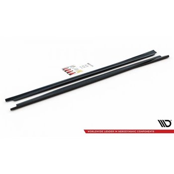 Maxton - Rajouts Des Bas De Caisse Maserati Ghibli Mk3 Noir Brillant