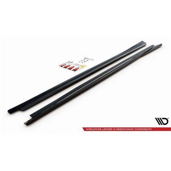 Maxton - Rajouts Des Bas De Caisse Maserati Ghibli Mk3 Noir Brillant