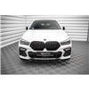 Maxton - Lame Du Pare-Chocs Avant V.1 BMW X6 M-Pack G06 Noir Brillant