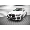 Maxton - Lame Du Pare-Chocs Avant V.1 BMW X6 M-Pack G06 Noir Brillant