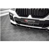 Maxton - Lame Du Pare-Chocs Avant V.1 BMW X6 M-Pack G06 Noir Brillant