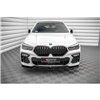 Maxton - Lame Du Pare-Chocs Avant V.2 BMW X6 M-Pack G06 Noir Brillant