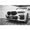 Maxton - Lame Du Pare-Chocs Avant V.2 BMW X6 M-Pack G06 Noir Brillant