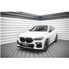 Maxton - Lame Du Pare-Chocs Avant V.2 BMW X6 M-Pack G06 Noir Brillant