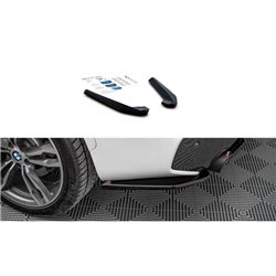 Maxton - Lames De Pare-Chocs Arrière Latérales BMW X1 M-Pack F48 / F48 Facelift Noir Brillant