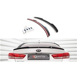 Maxton - Spoiler Cap Kia Optima Mk4 Noir Brillant