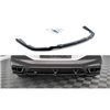Maxton - Arriere Splitter (avec une barre verticale) V.1 BMW X6 M-Pack G06 Noir Brillant