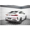 Maxton - Arriere Lame (avec une barre verticale) V.1 BMW X6 M-Pack G06 Noir Brillant
