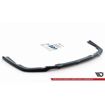 Maxton - Arriere Lame (avec une barre verticale) V.1 BMW X6 M-Pack G06 Noir Brillant