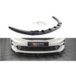 Maxton - Lame Du Pare-Chocs Avant V.1 Kia Optima Mk4 Noir Brillant