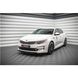 Maxton - Lame Du Pare-Chocs Avant V.1 Kia Optima Mk4 Noir Brillant