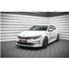 Maxton - Lame Du Pare-Chocs Avant V.1 Kia Optima Mk4 Noir Brillant