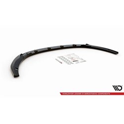 Maxton - Lame Du Pare-Chocs Avant V.1 Kia Optima Mk4 Noir Brillant