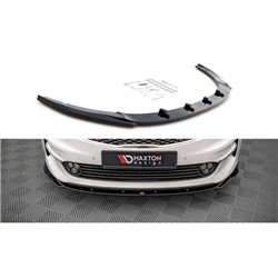 Maxton - Lame Du Pare-Chocs Avant V.2 Kia Optima Mk4 Noir Brillant