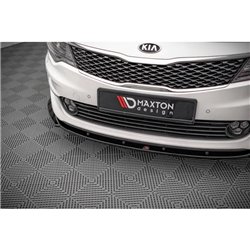 Maxton - Lame Du Pare-Chocs Avant V.2 Kia Optima Mk4 Noir Brillant