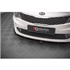 Maxton - Lame Du Pare-Chocs Avant V.2 Kia Optima Mk4 Noir Brillant