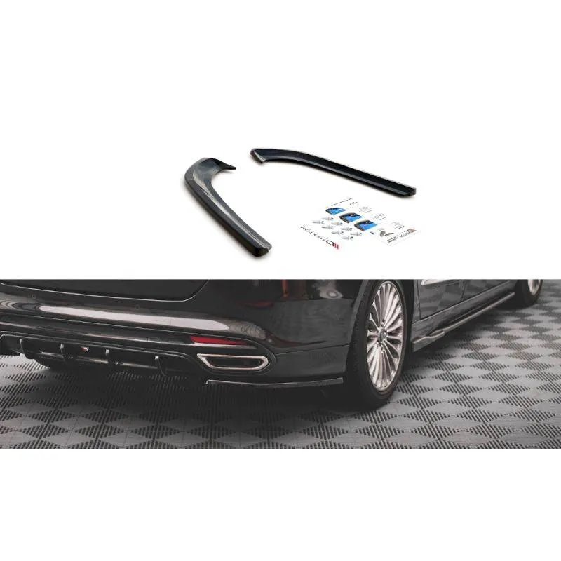 Maxton - Lames De Pare-Chocs Arrière Latérales Ford Mondeo Mk5 Noir Brillant