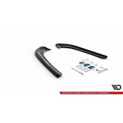 Maxton - Lames De Pare-Chocs Arrière Latérales Ford Mondeo Mk5 Noir Brillant